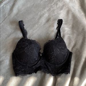 Body by Victoria black lined laced Demi bra